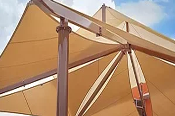 Pyramid Car Parking Shade in KSA