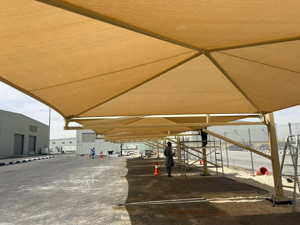 Car parking shade in Dammam ksa