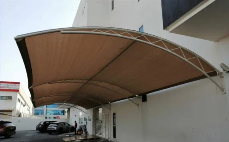 Duble shade car parking saudi arabia dammam