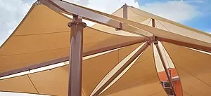 Pyramid Car Parking Shade in KSA